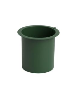 Bocchetta di Scarico Piana<br>Ø 100 Verde Muschio RAL 6005