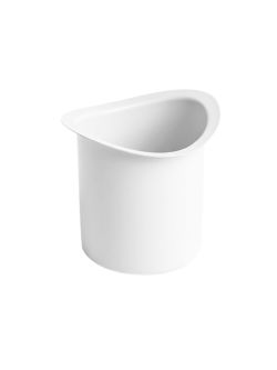 Bocchetta di Scarico Sagomata<br>Ø 80 Bianco Puro RAL 9010